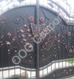 Ворота - Сварог - изготовление раздвижных, распашных, сварных кованых решеток на окна и двери, а так же  сварные, металлические распашные ворота и забор под ключ