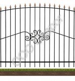 Сварной забор № 19  - Сварог - изготовление раздвижных, распашных, сварных кованых решеток на окна и двери, а так же  сварные, металлические распашные ворота и забор под ключ