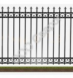 Сварной забор № 27  - Сварог - изготовление раздвижных, распашных, сварных кованых решеток на окна и двери, а так же  сварные, металлические распашные ворота и забор под ключ