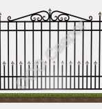 Сварной забор № 28 - Сварог - изготовление раздвижных, распашных, сварных кованых решеток на окна и двери, а так же  сварные, металлические распашные ворота и забор под ключ
