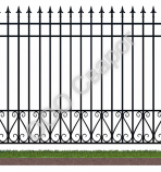 Сварной забор №29 - Сварог - изготовление раздвижных, распашных, сварных кованых решеток на окна и двери, а так же  сварные, металлические распашные ворота и забор под ключ
