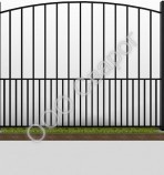 Сварной забор №7 - Сварог - изготовление раздвижных, распашных, сварных кованых решеток на окна и двери, а так же  сварные, металлические распашные ворота и забор под ключ