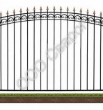 Сварной забор №12 - Сварог - изготовление раздвижных, распашных, сварных кованых решеток на окна и двери, а так же  сварные, металлические распашные ворота и забор под ключ