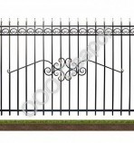 Сварной забор № 17 - Сварог - изготовление раздвижных, распашных, сварных кованых решеток на окна и двери, а так же  сварные, металлические распашные ворота и забор под ключ